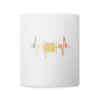 Retro Fire Hose Heartbeat - Mug - white - Front