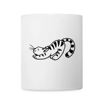 Cartoon Kitten - Mug - white - Front