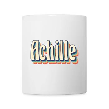 T-shirt Achille rétro style vintage - Mug blanc - blanc - Devant