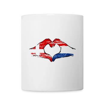 Denmark Holland Heart Shape with Hands Used - Mug - white - Front
