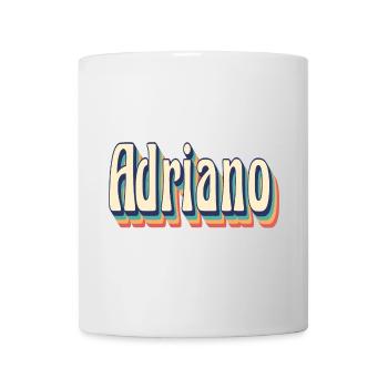 Adriano t-shirt rétro vintage t-shirt cadeau - Mug blanc - blanc - Devant