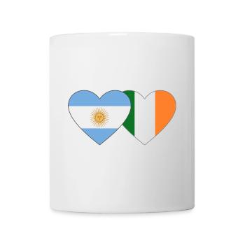 Drapeau de l’Argentine Irlande - Mug blanc - blanc - Devant