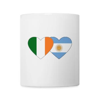Irland Argentinien Flagge - Tasse - Weiß - Vorne