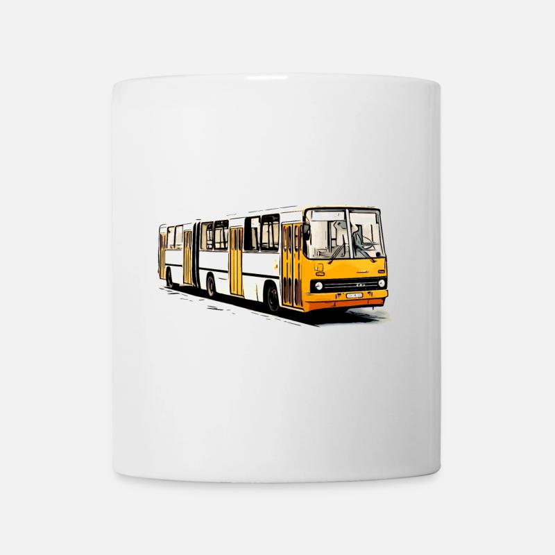 Ikarus Gelenkbus | Schlenki - Tasse - Weiß