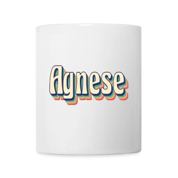 Idées cadeaux t-shirt rétro t-shirt vintage Agnès - Mug blanc - blanc - Devant