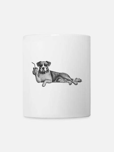 Trink-Cocktail - Tasse - Weiß