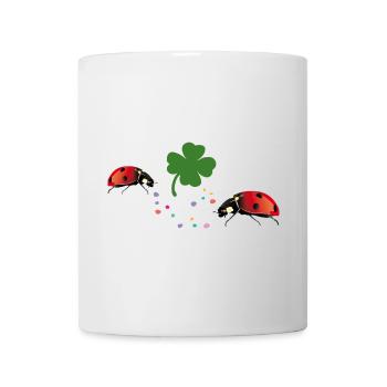 Ladybug Shamrock Lucky - Mug - white - Front