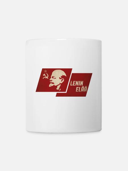 Lenin lebt - Tasse - Weiß