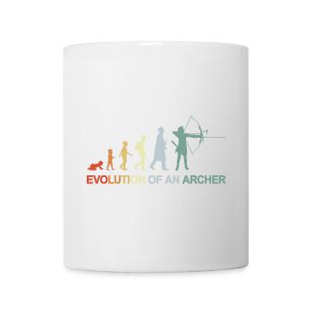 Bogenschützen Evolution - Tasse - Weiß - Vorne