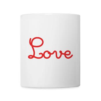 HEART. HEARTS. VALENTINE'S DAY. LOVE. LOVE. COUPLE. - Mug - white - Front