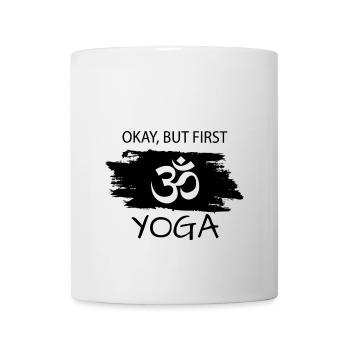 Yoga - Tasse - Weiß - Vorne