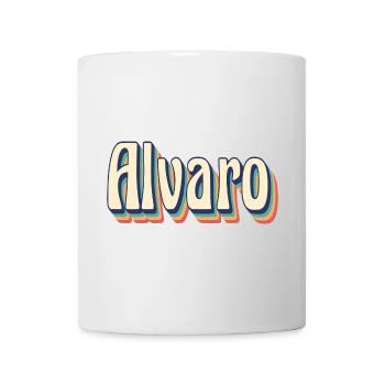 Alvaro retro t-shirt vintage t-shirt gift idea - Mug - white - Front