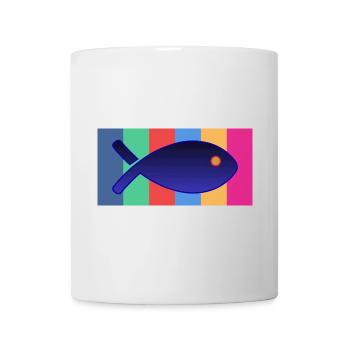 Fisch - Tasse - Weiß - Vorne