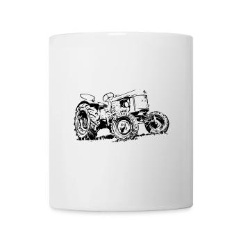 Traktor D25 - Tasse - Weiß - Vorne