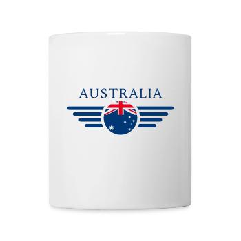 Australia Style Design T-Shirt - Mug - white - Front