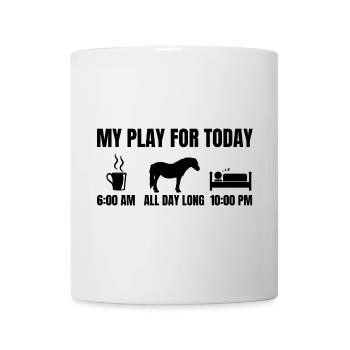 Mein Plan für heute - Tasse - Weiß - Vorne