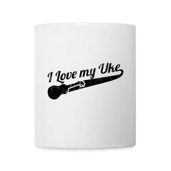 Ukulele Liebhaber - Tasse - Weiß - Vorne
