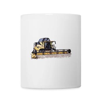 Combine harvester CR Holland New - Mug - white - Front