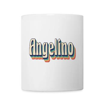 Vintage Retro Angelino T-Shirt Gift T-Shirt - Mug - white - Front