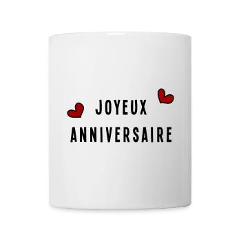ALLES GUTE ZUM GEBURTSTAG. JAHRESTAG - Tasse - Weiß - Vorne