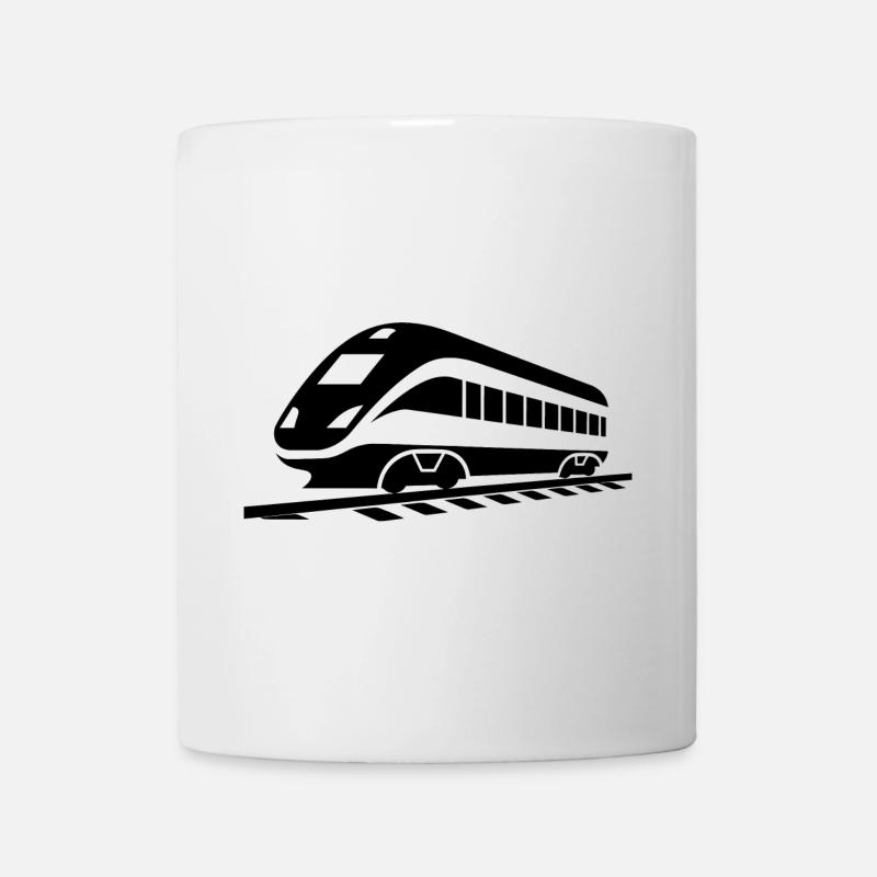 Chemin de fer - Mug blanc - blanc