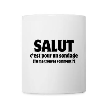 Hi, hello, poll - Mug - white - Front