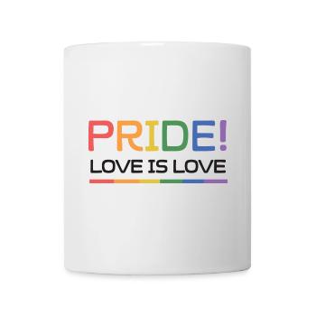 LGBTQ-Pride-Monat - Pride. Liebe ist Liebe - Tasse - Weiß - Vorne