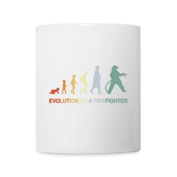 Feuerwehrmann Evolution - Tasse - Weiß - Vorne