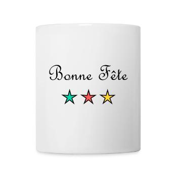HAPPY BIRTHDAY. HEART. HAPPY MOTHER'S DAY. MOM. FEAST - Mug - white - Front