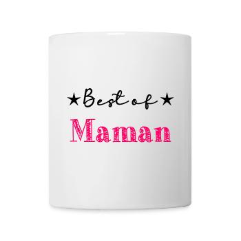 MOTHER'S DAY. HEART. HAPPY BIRTHDAY. MOM - Mug - white - Front