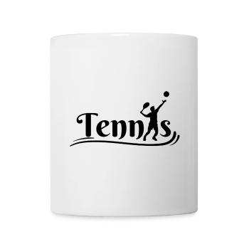 tennis, jouer au tennis, club de tennis - Mug blanc - blanc - Devant