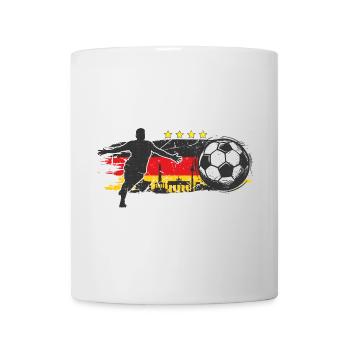 Deutschland Fußball - Tasse - Weiß - Vorne