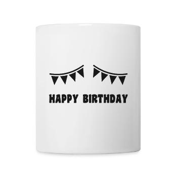 ALLES GUTE ZUM GEBURTSTAG. ALLES GUTE ZUM GEBURTSTAG. JAHRESTAG. - Tasse - Weiß - Vorne