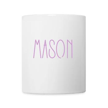 Maurer stolze Tochter süßes Geschenk - Tasse - Weiß - Vorne