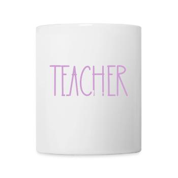 Lehrerin stolze Tochter süßes Geschenk - Tasse - Weiß - Vorne