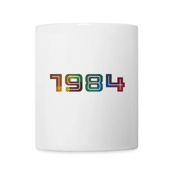 1984 Vintage - Tasse - Weiß - Vorne