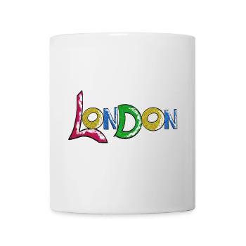 Vibrant London lettering in gradient - Mug - white - Front