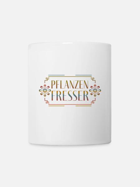 Pflanzenfresser - Tasse - Weiß