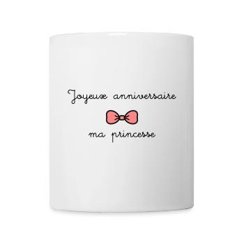 JAHRESTAG. ALLES GUTE ZUM GEBURTSTAG. ALLES GUTE ZUM GEBURTSTAG. - Tasse - Weiß - Vorne