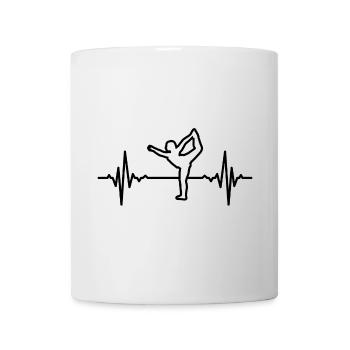 Fréquence cardiaque de Yogini - Mug blanc - blanc - Devant