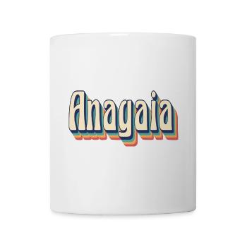 Vintage Retro Anagaia Tshirt T-Shirt Geschenkidee - Tasse - Weiß - Vorne