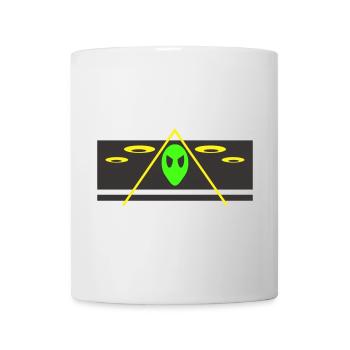 alien pyramid festival - Mug - white - Front