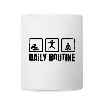 Yogi Daily Routine - Mug - white - Front