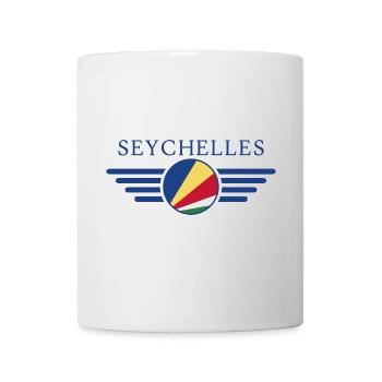 I Love Seychelles, Elegance Style Design T-Shirt - Mug - white - Front