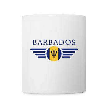 Ich liebe Barbados, Eleganz Stil Design T-Shirt - Tasse - Weiß - Vorne