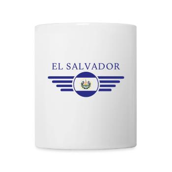 I Love El Salvador Design T-Shirt - Mug - white - Front