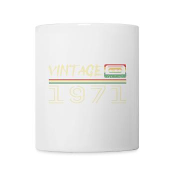 1971 Original 1971 Retro 1971 Geburtstagsgeschenk - Tasse - Weiß - Vorne