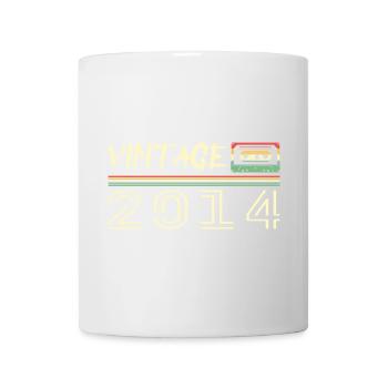 2014 Original 2014 Retro Geburtstagsgeschenk 2014 - Tasse - Weiß - Vorne