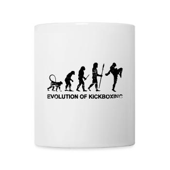 Evolution of kickboxing - Mug - white - Front