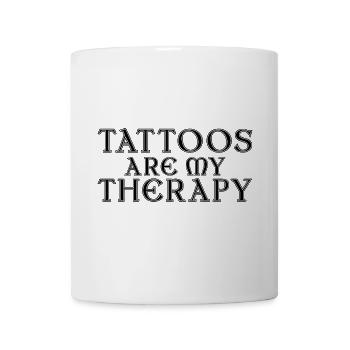 Les tatouages sont ma thérapie 5 - Mug blanc - blanc - Devant